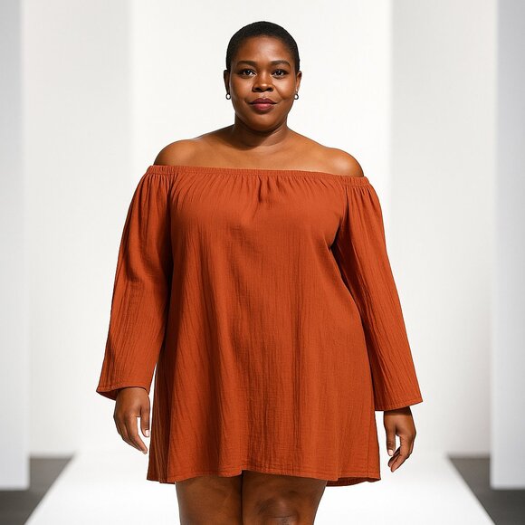 Plus size Peasant dress. Boho. - Picture 1 of 5